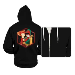 A Futuristic Couple - Hoodies