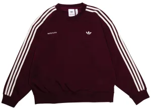 Adidas Sporty & Rich Sweatshirt in Maroon