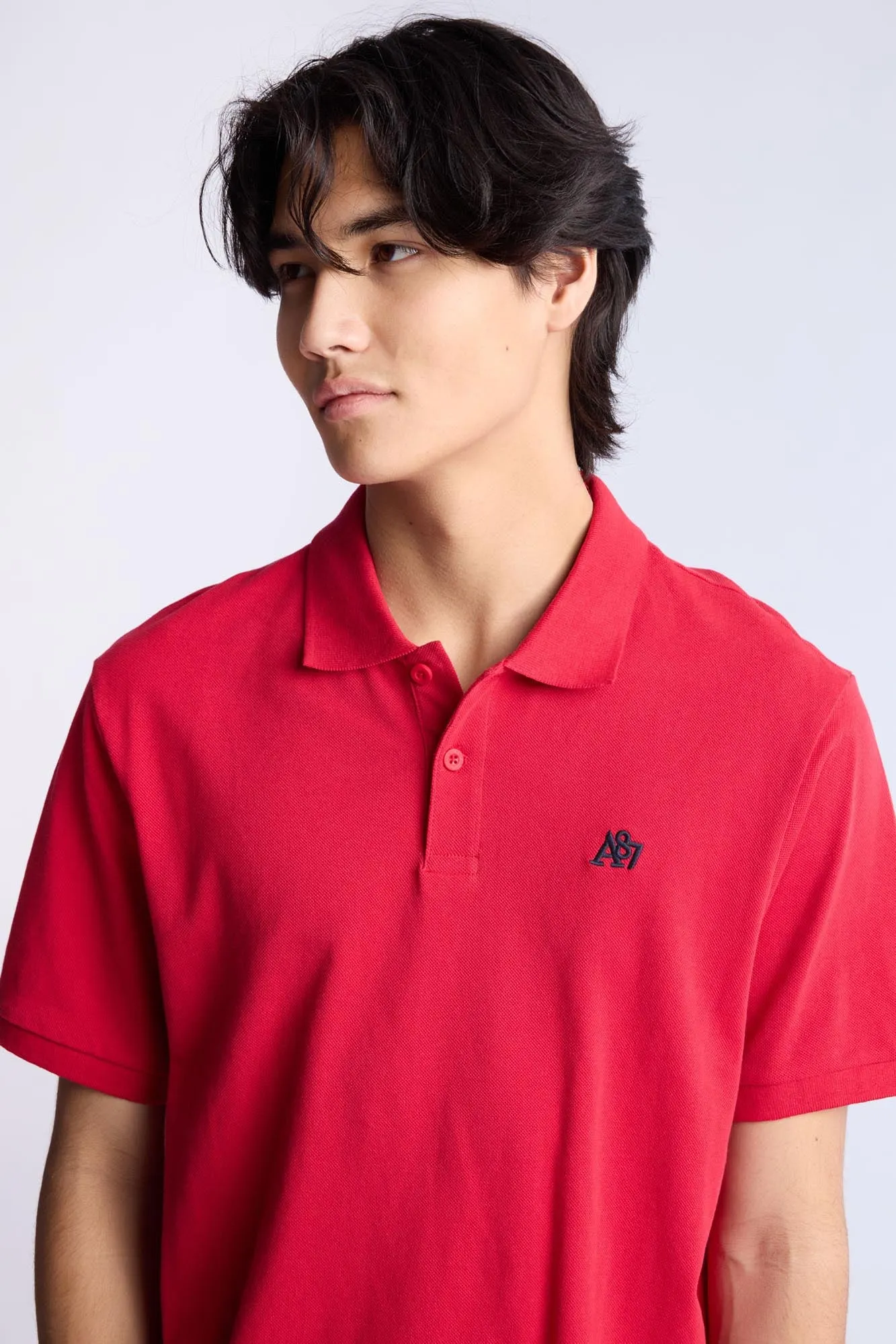 AERO A 87 Embroidered Pique Polo