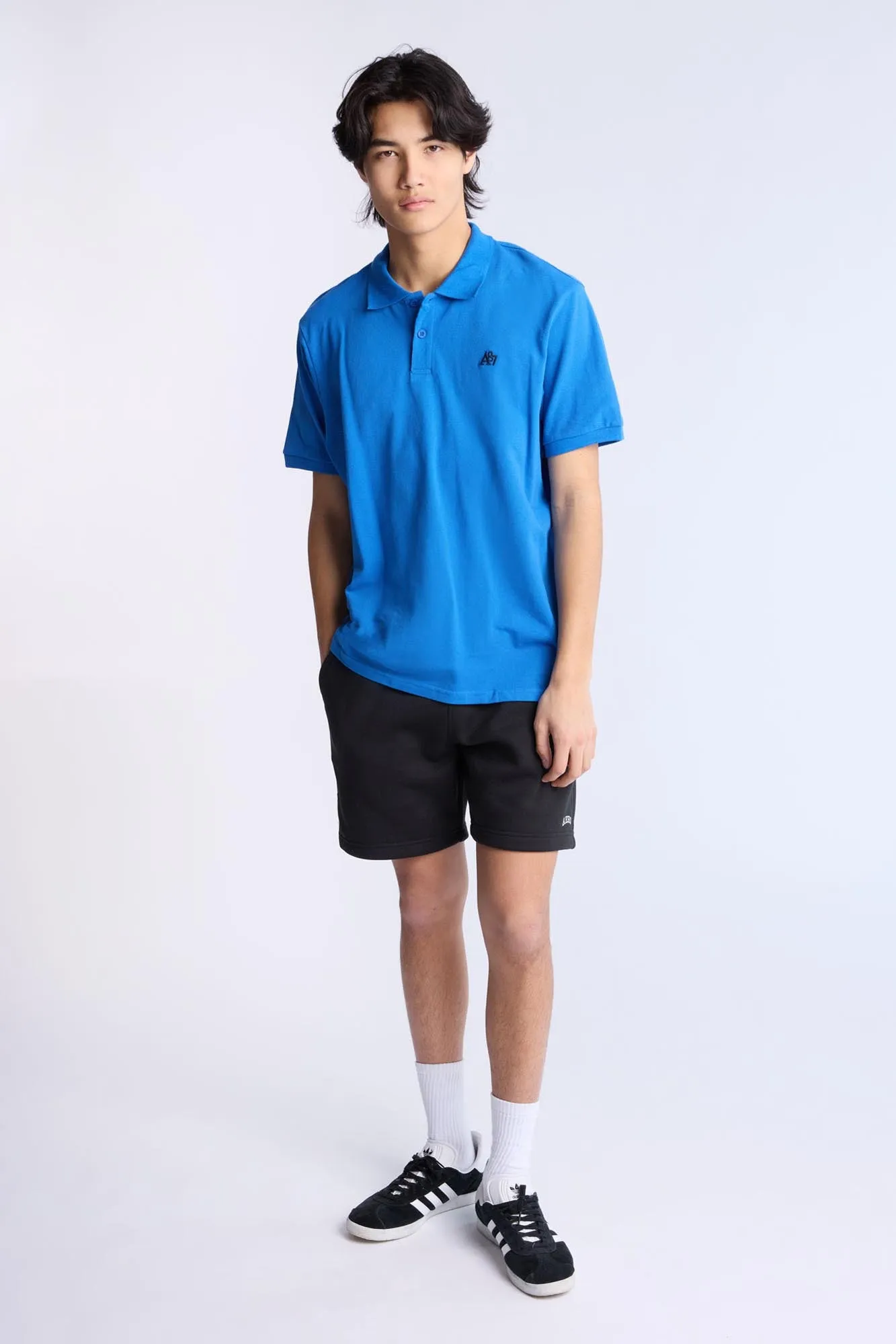 AERO A 87 Embroidered Pique Polo