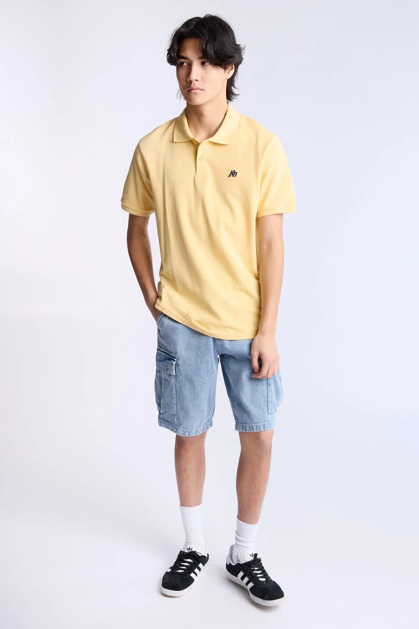 AERO A 87 Embroidered Pique Polo