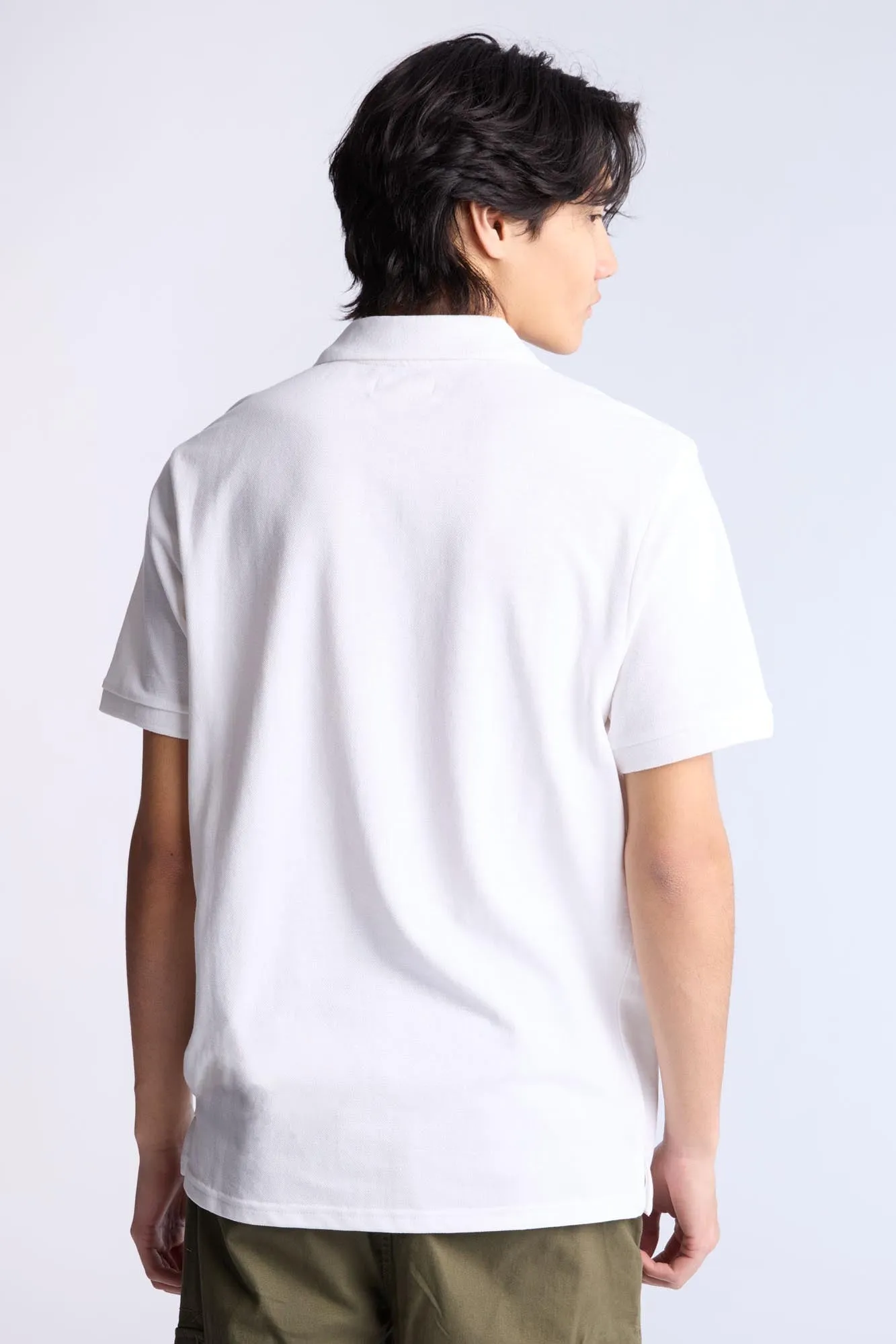 AERO A 87 Embroidered Pique Polo