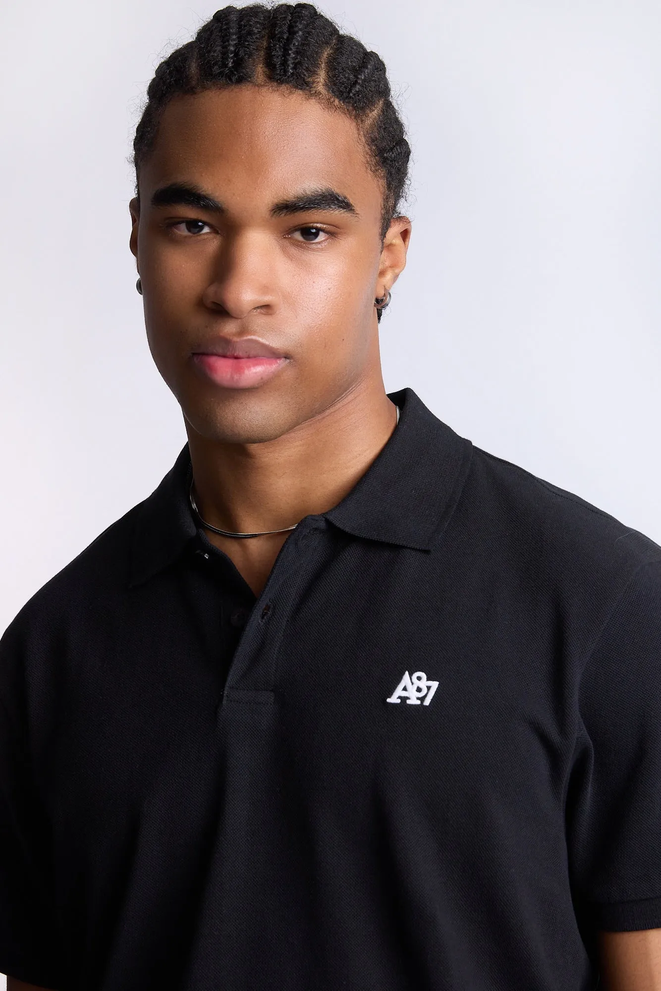 AERO A 87 Embroidered Pique Polo