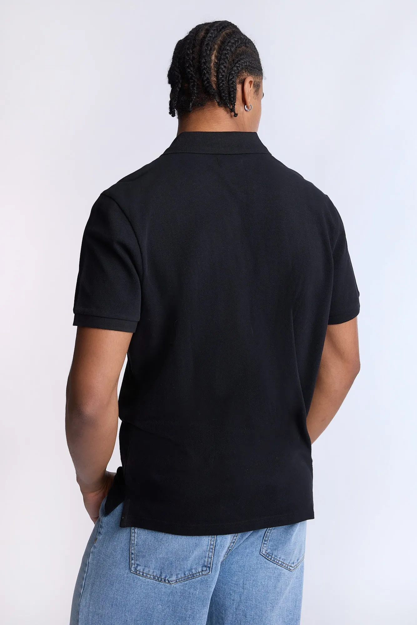 AERO A 87 Embroidered Pique Polo