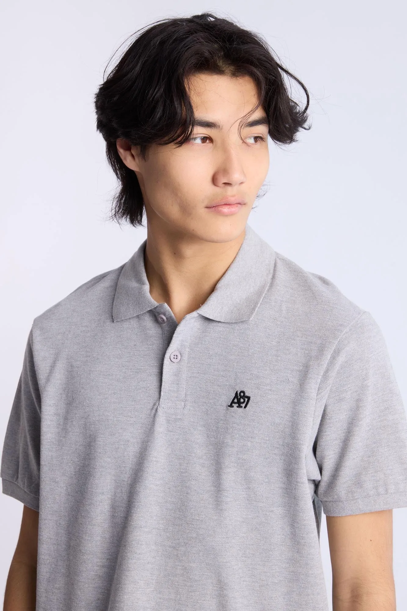 AERO A 87 Embroidered Pique Polo