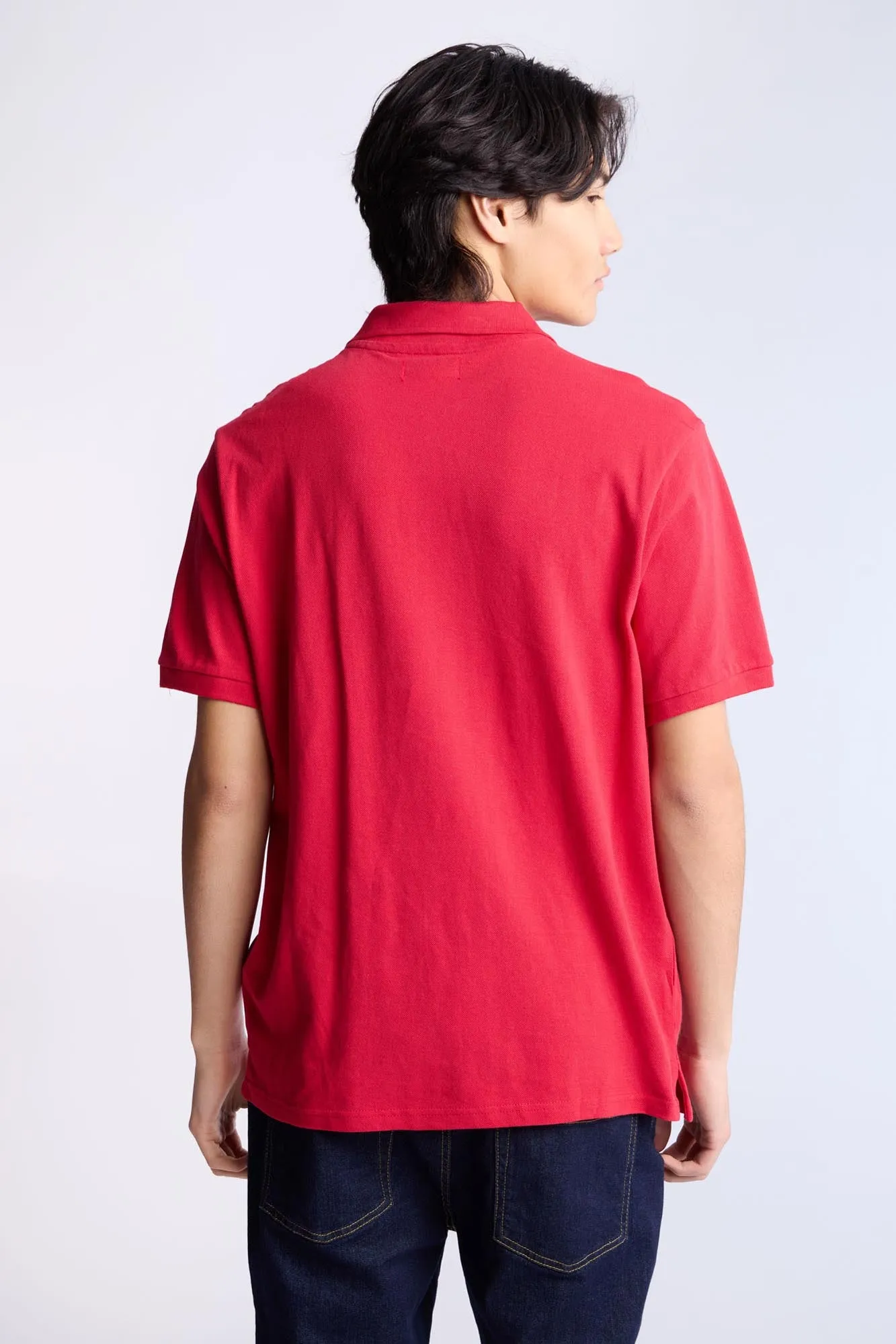 AERO A 87 Embroidered Pique Polo
