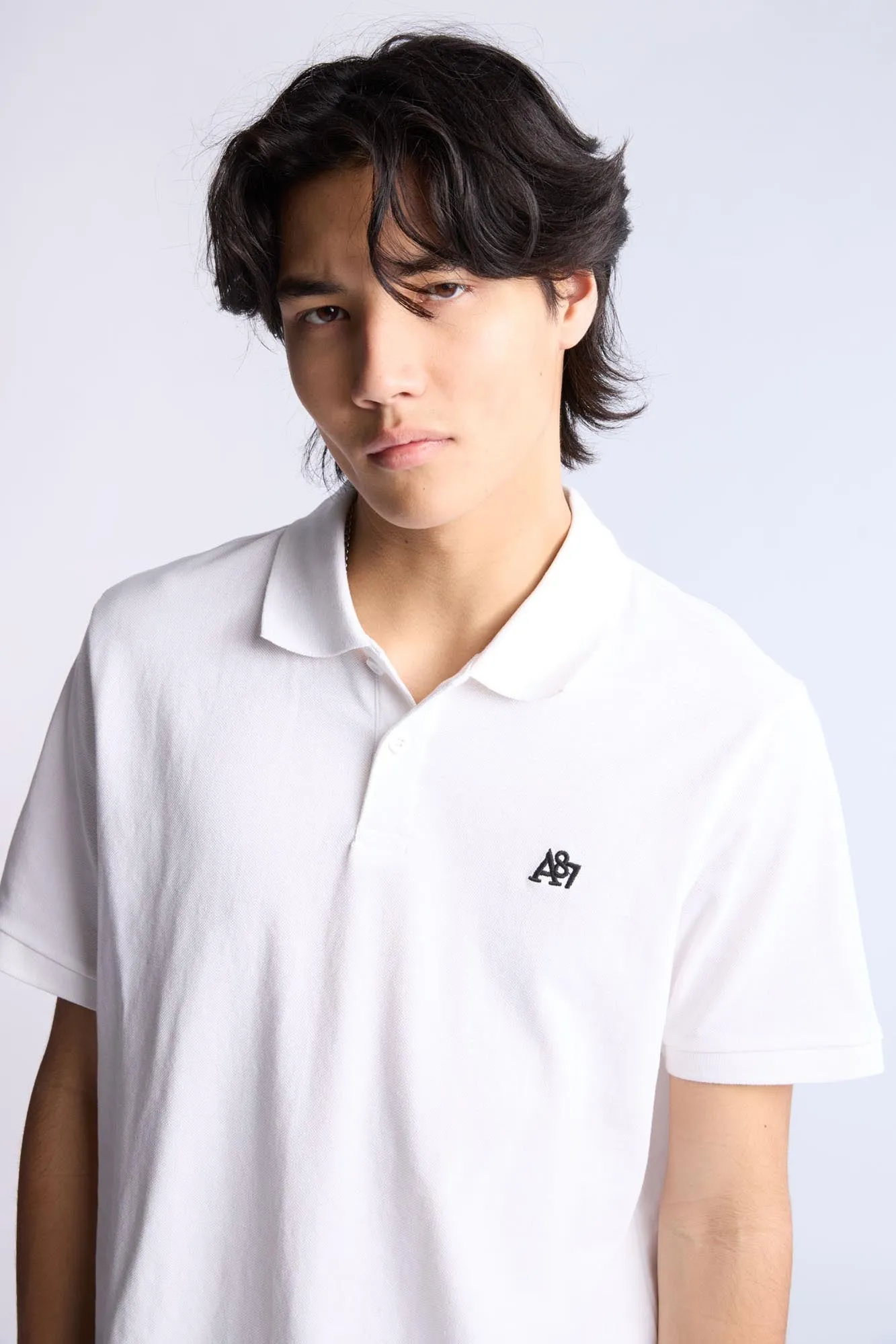 AERO A 87 Embroidered Pique Polo