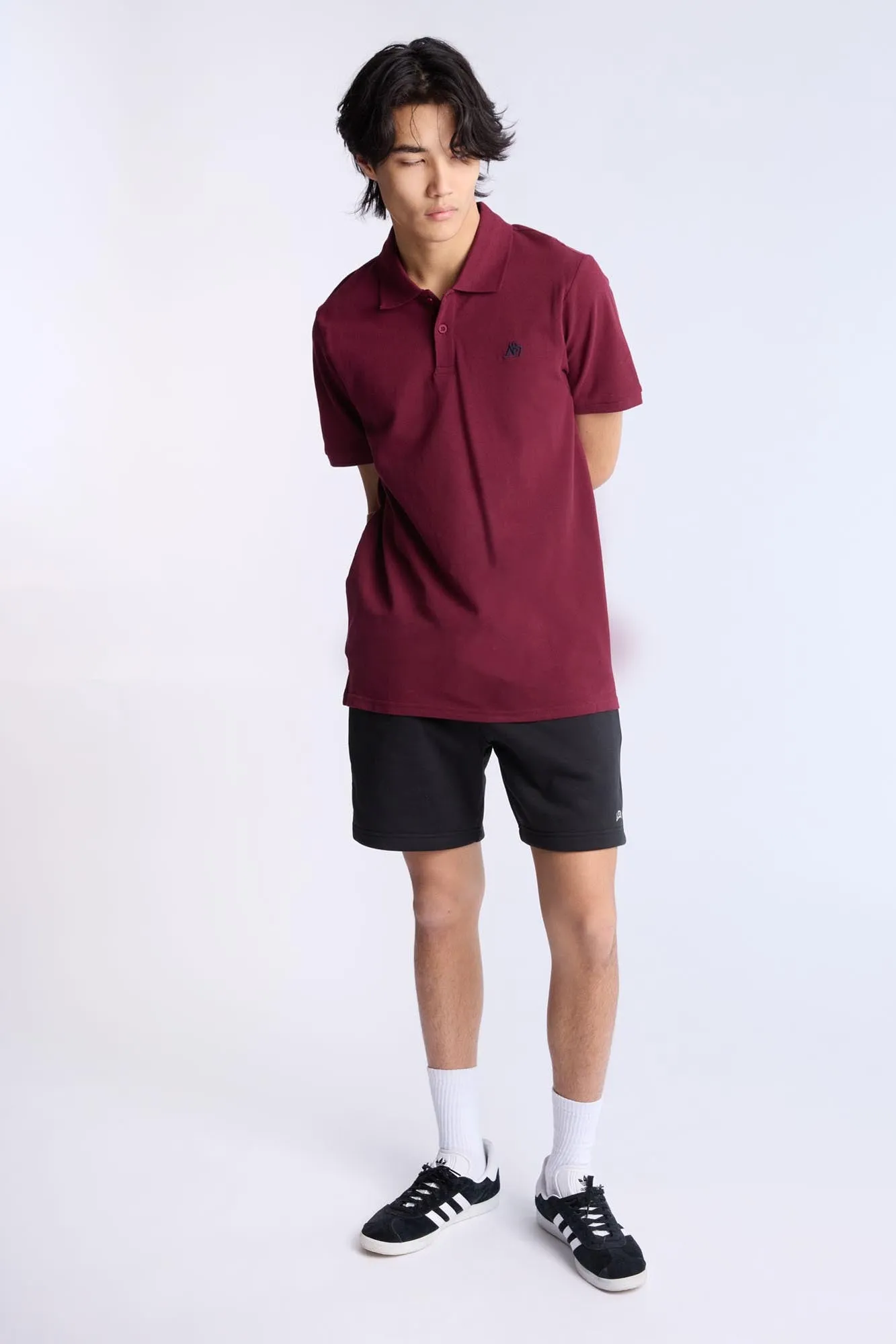 AERO A 87 Embroidered Pique Polo