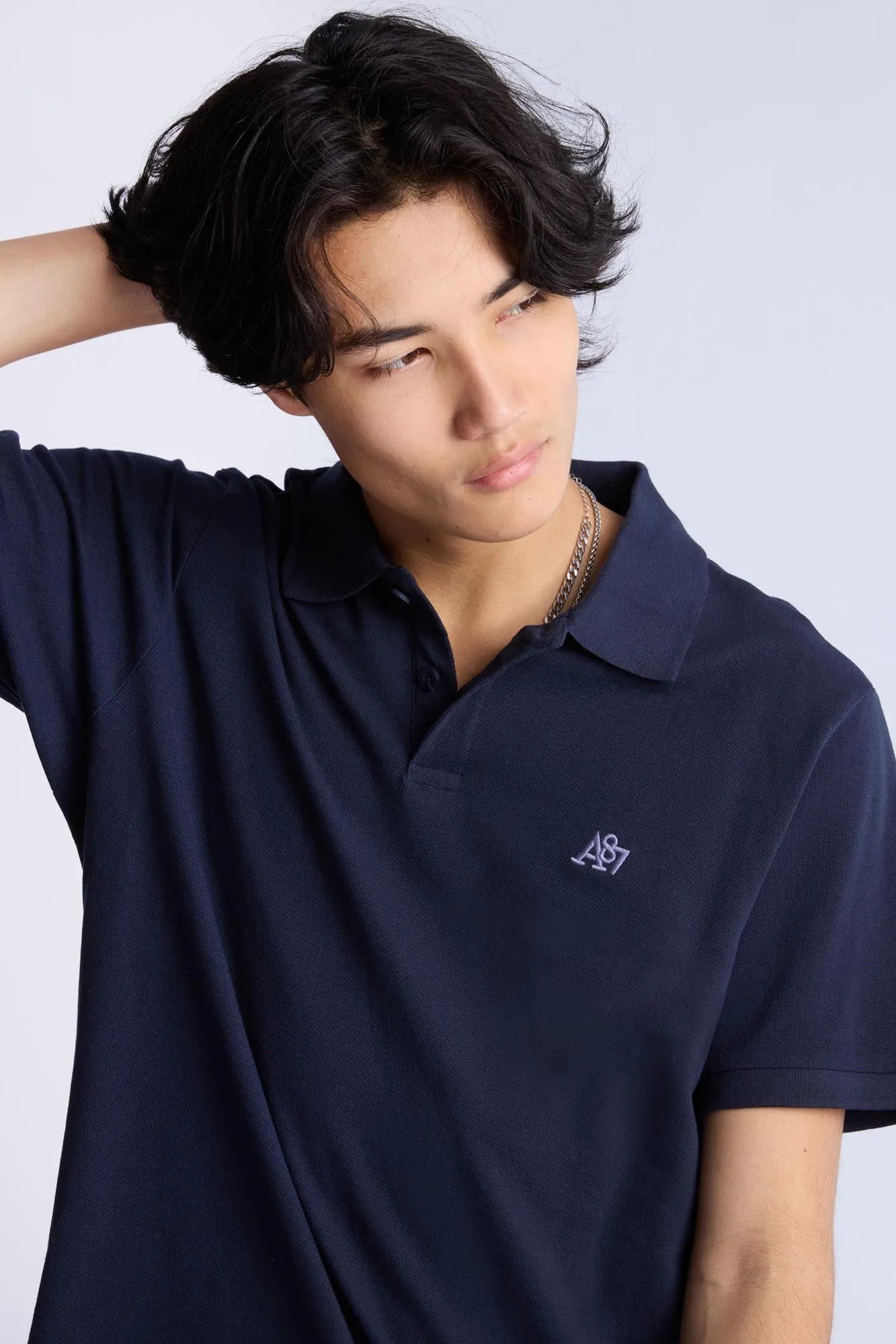 AERO A 87 Embroidered Pique Polo