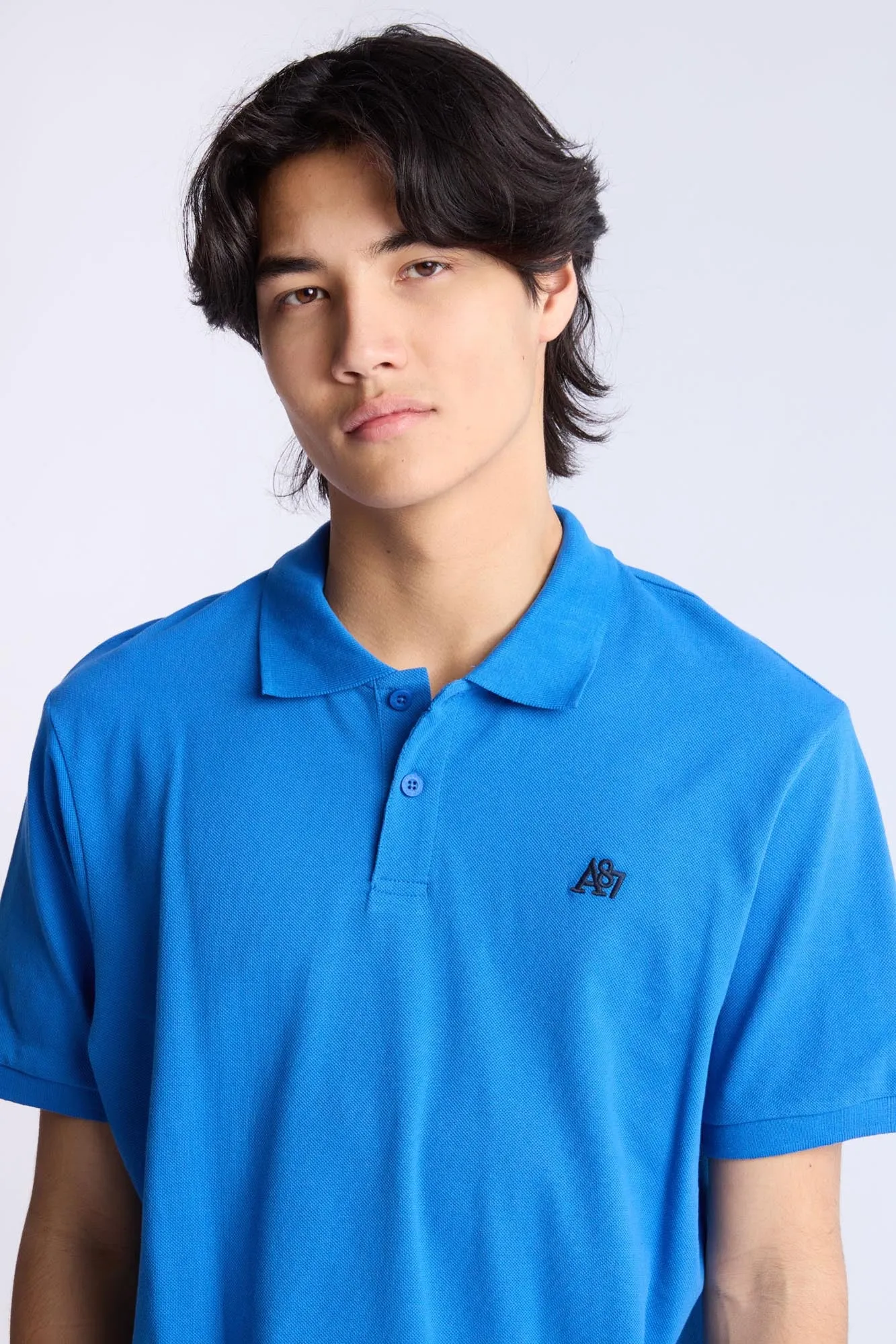 AERO A 87 Embroidered Pique Polo