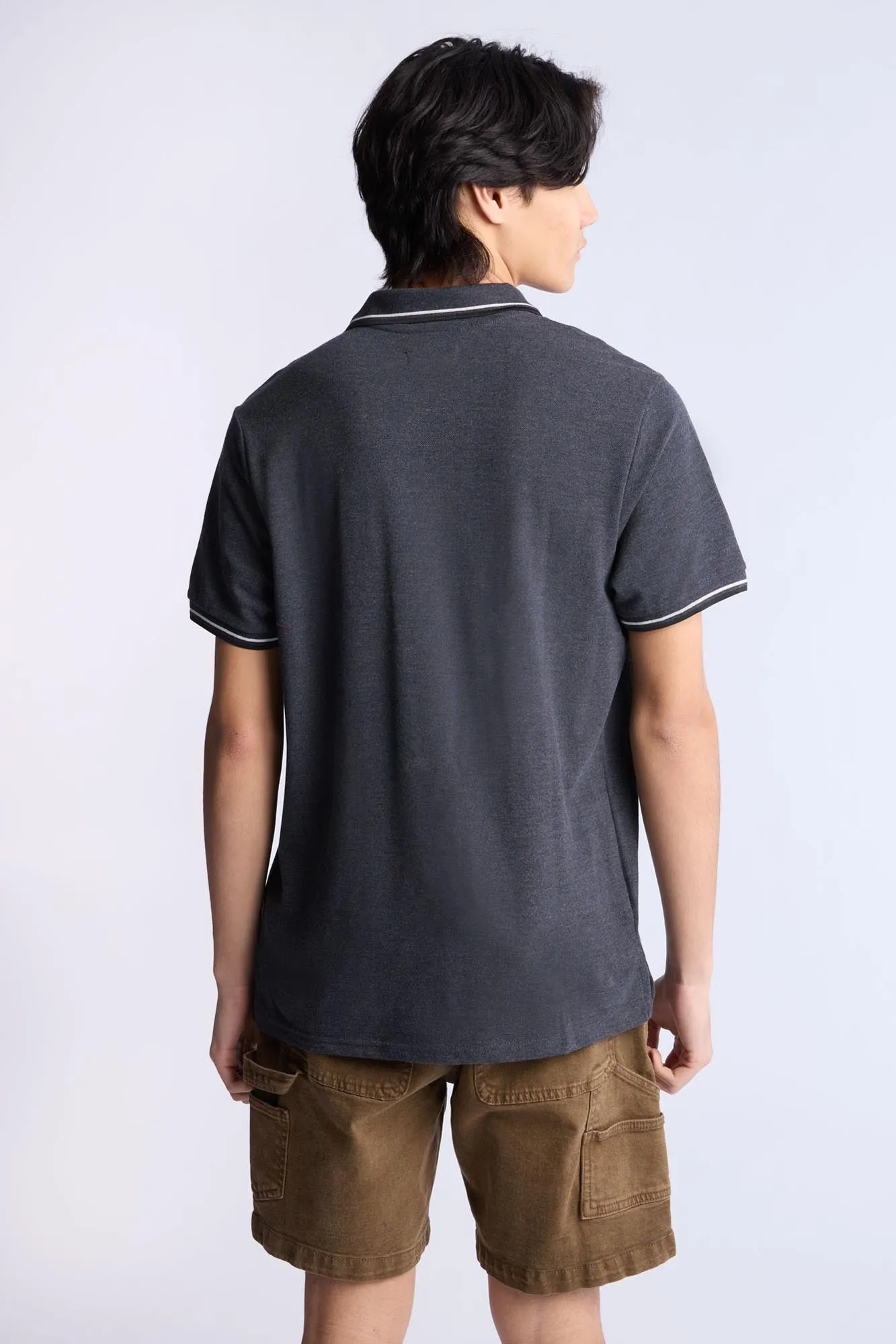 AERO A87 Embroidered Pique Polo