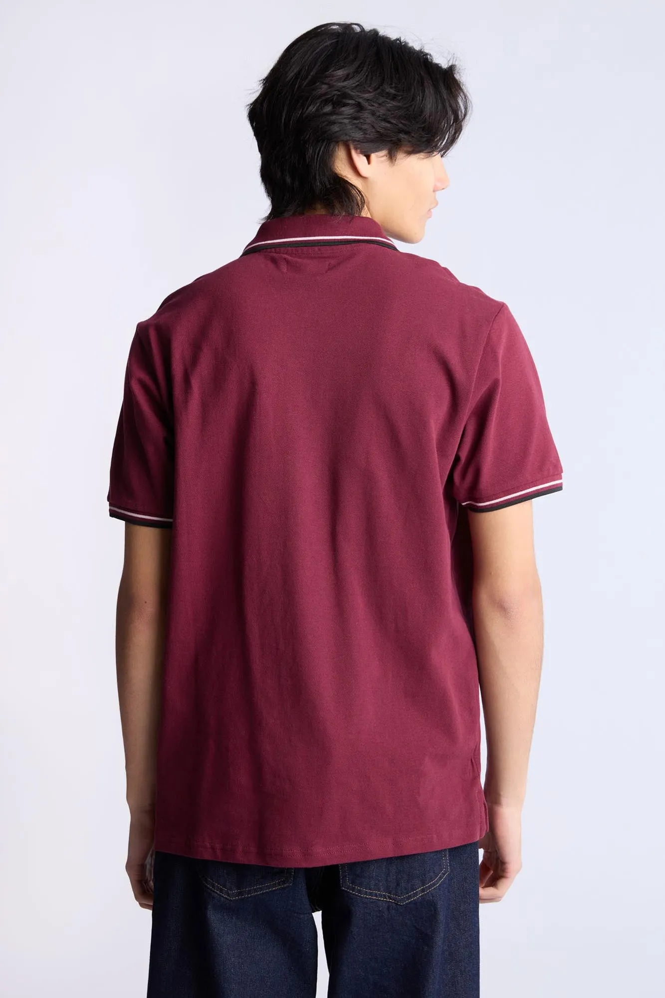 AERO A87 Embroidered Pique Polo