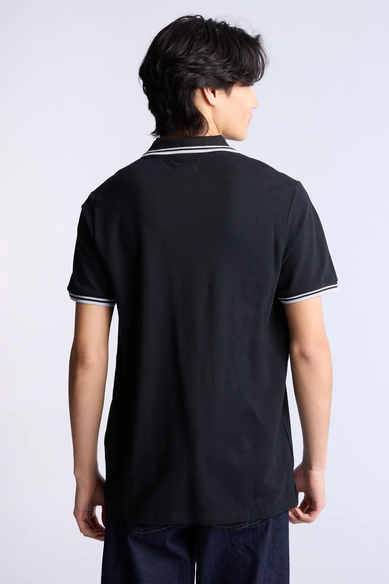 AERO A87 Embroidered Pique Polo