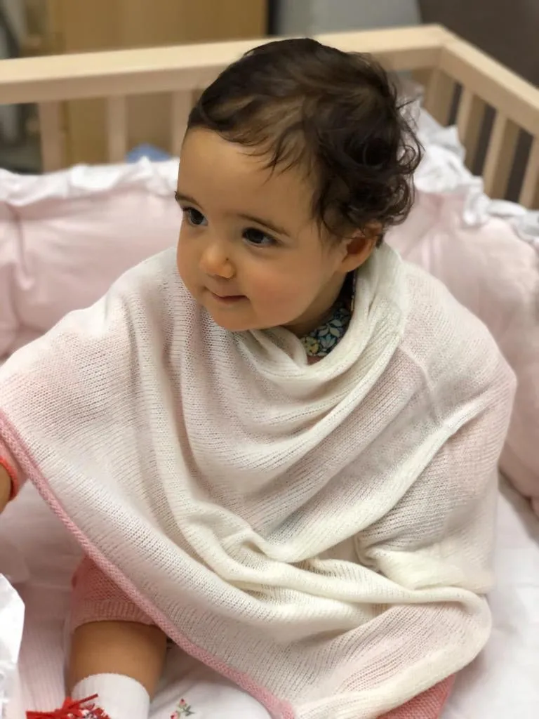 Anita's House Little Angel Merino Poncho