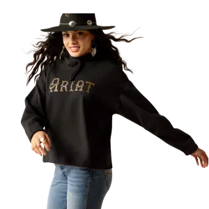 Ariat Women's Essential Black Leopard Hoodie