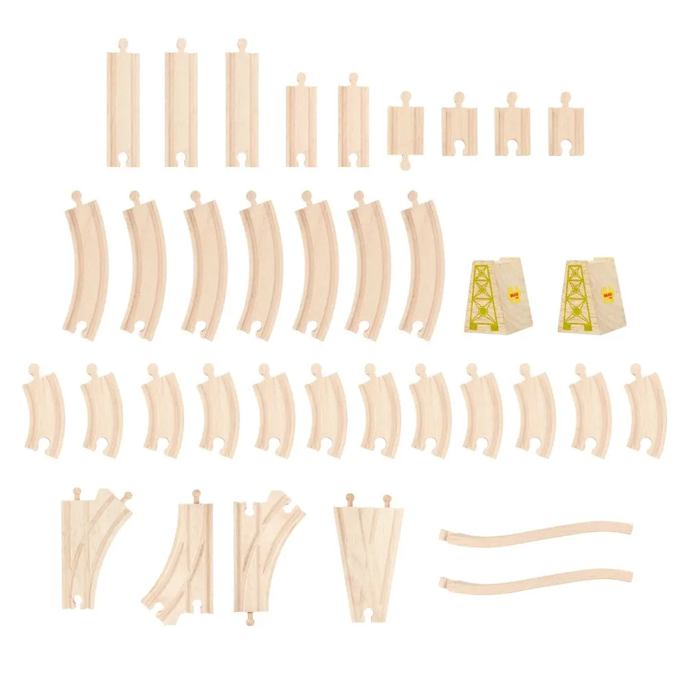 Bigjigs Rail Fairy Town Wooden Train Set