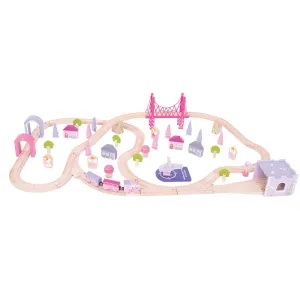 Bigjigs Rail Fairy Town Wooden Train Set