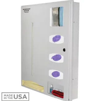 Bowman Manufacturing Protective Wear Organizer Semi - Recessed, Launderable Gown
