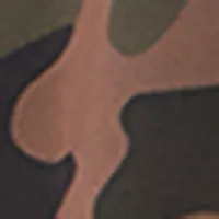 Camo Midi Button Down Shirt