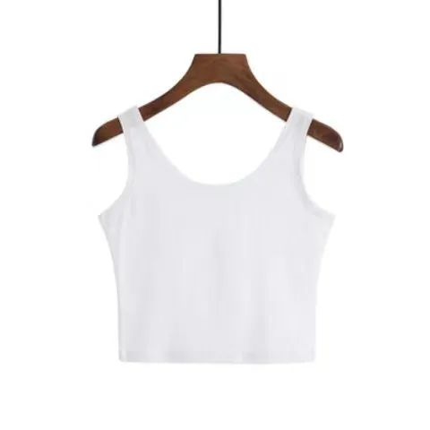 Candy Color Crop Tops
