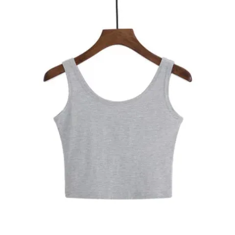 Candy Color Crop Tops