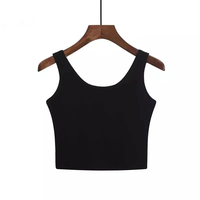 Candy Color Crop Tops