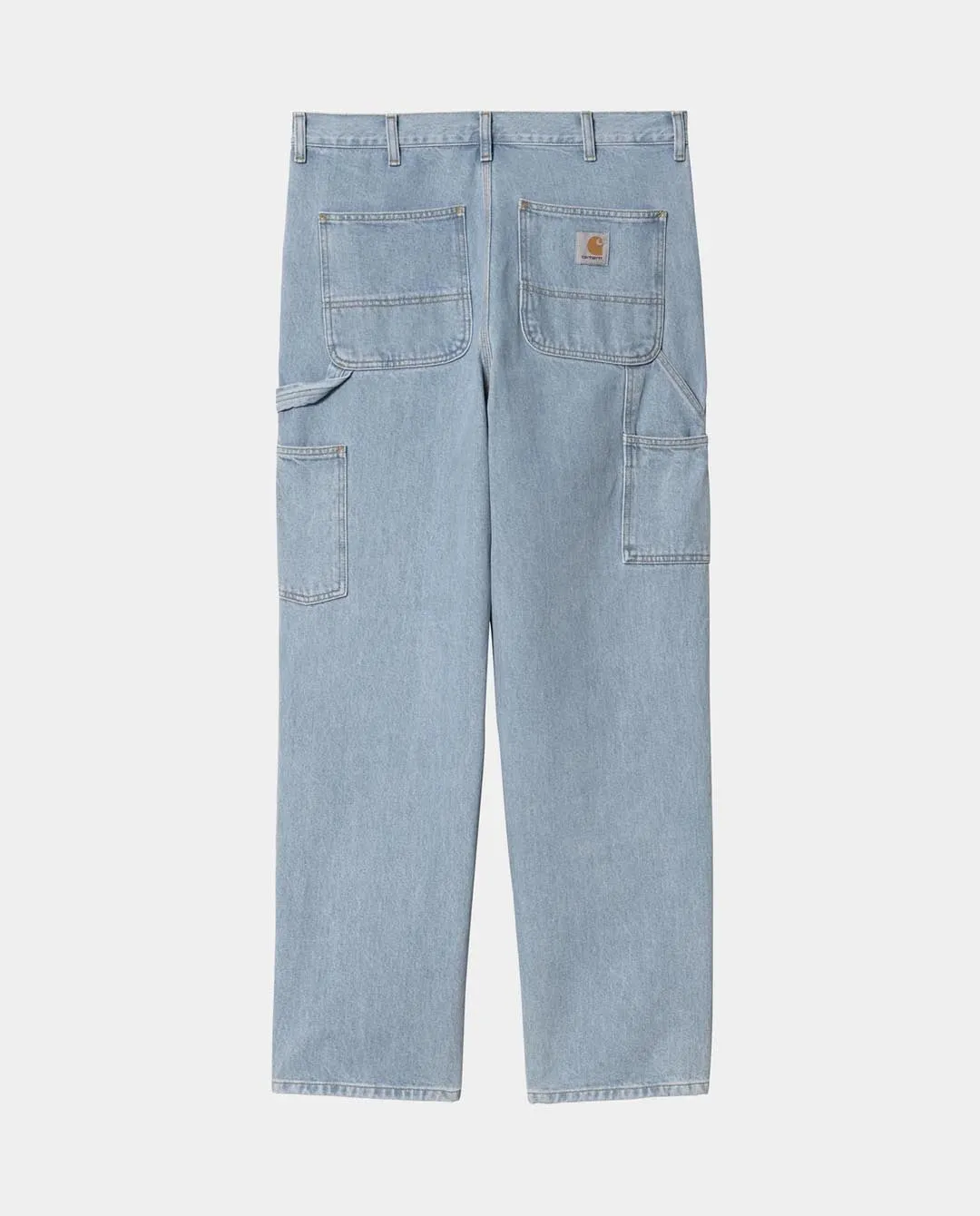 Carhartt WIP - Double Knee Pant - Blue Heavy Stone Bleached