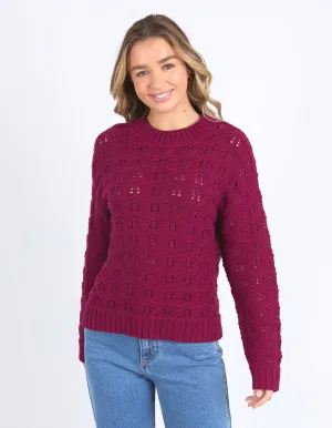 Carter Knit - Berry
