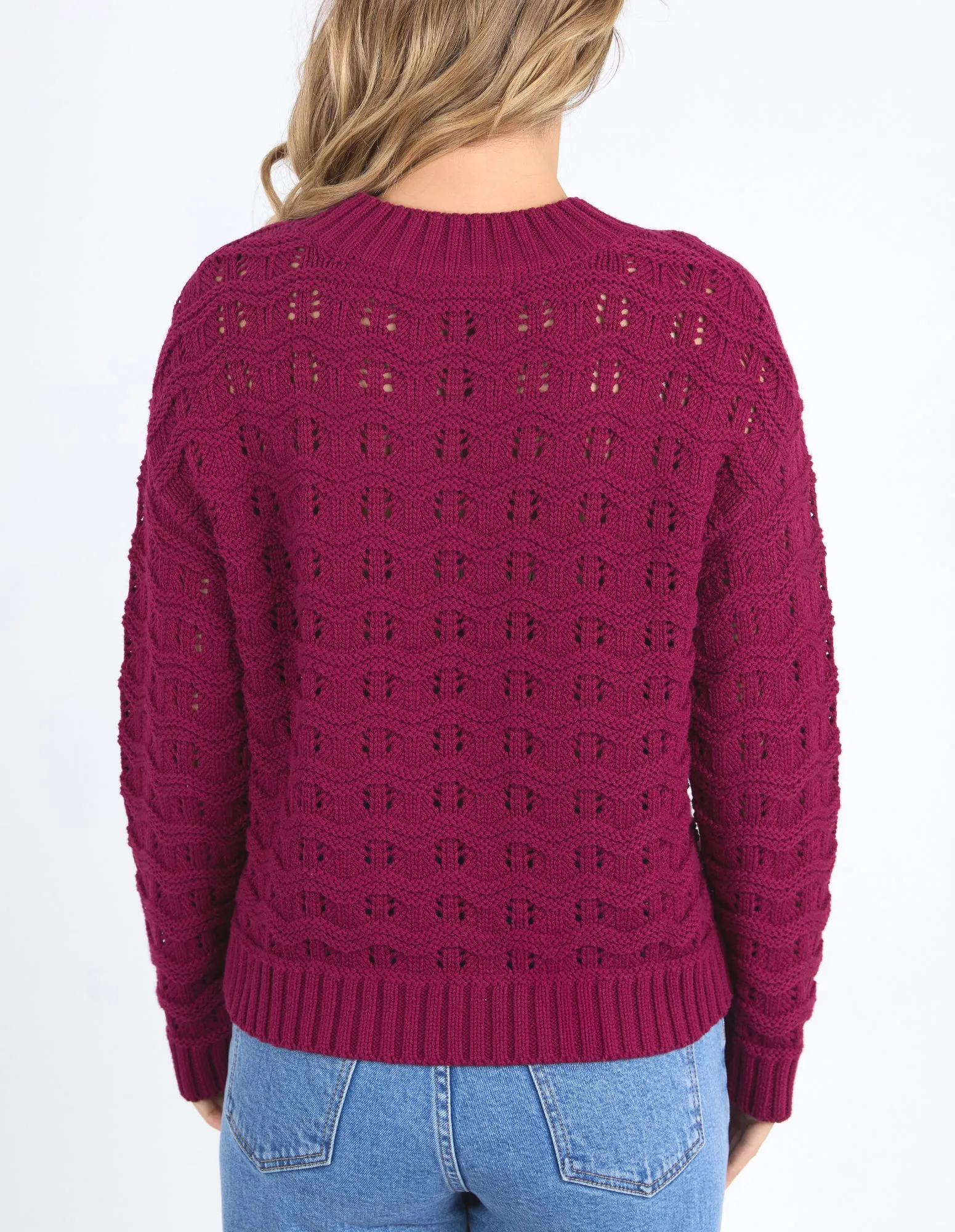 Carter Knit - Berry