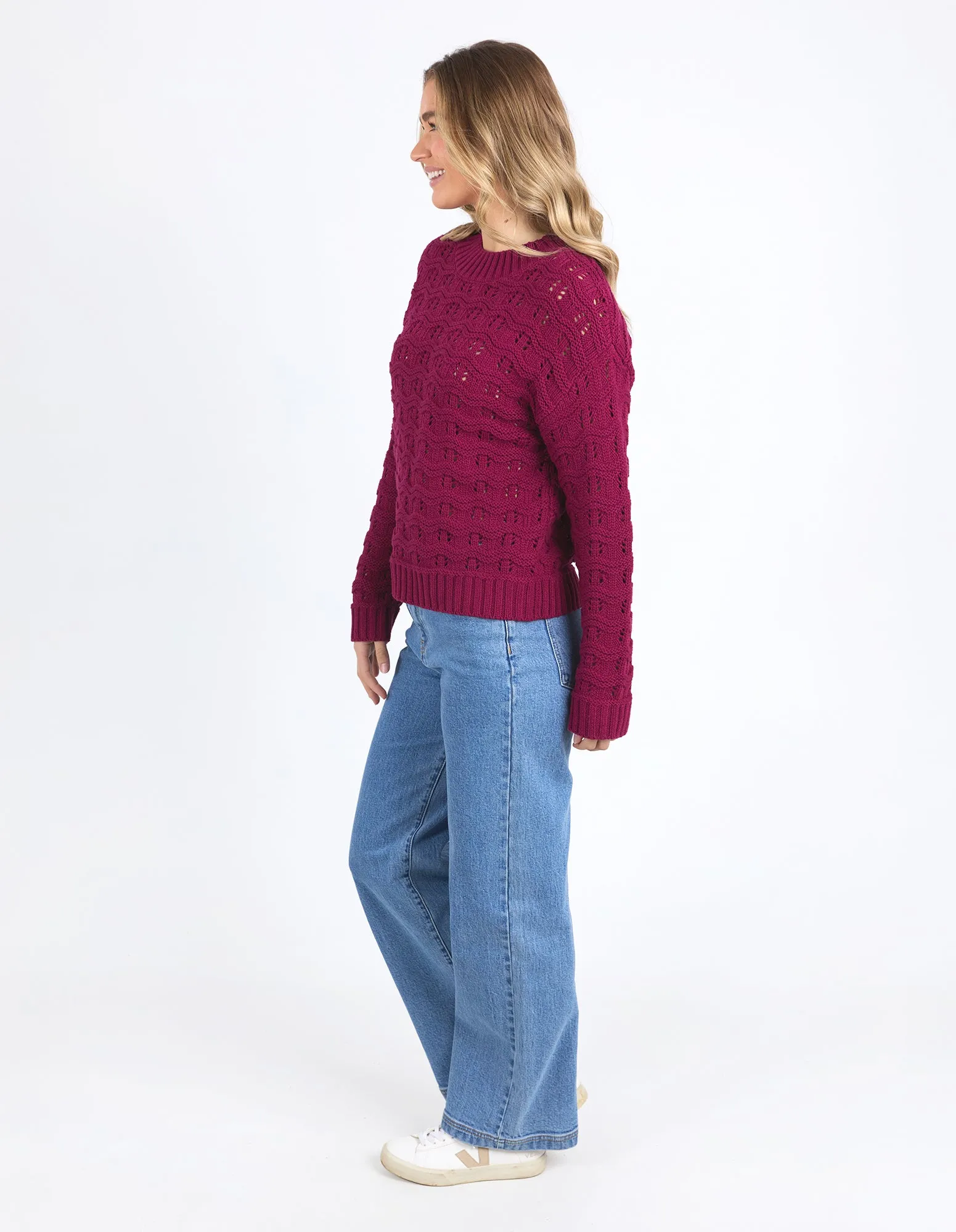 Carter Knit - Berry