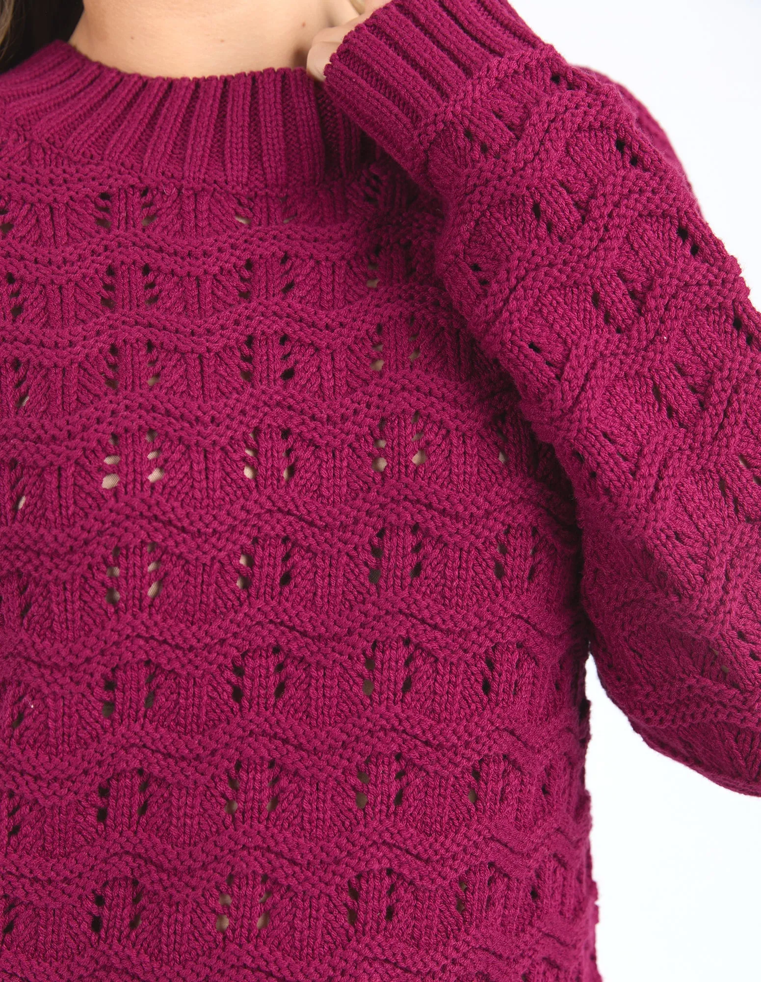 Carter Knit - Berry