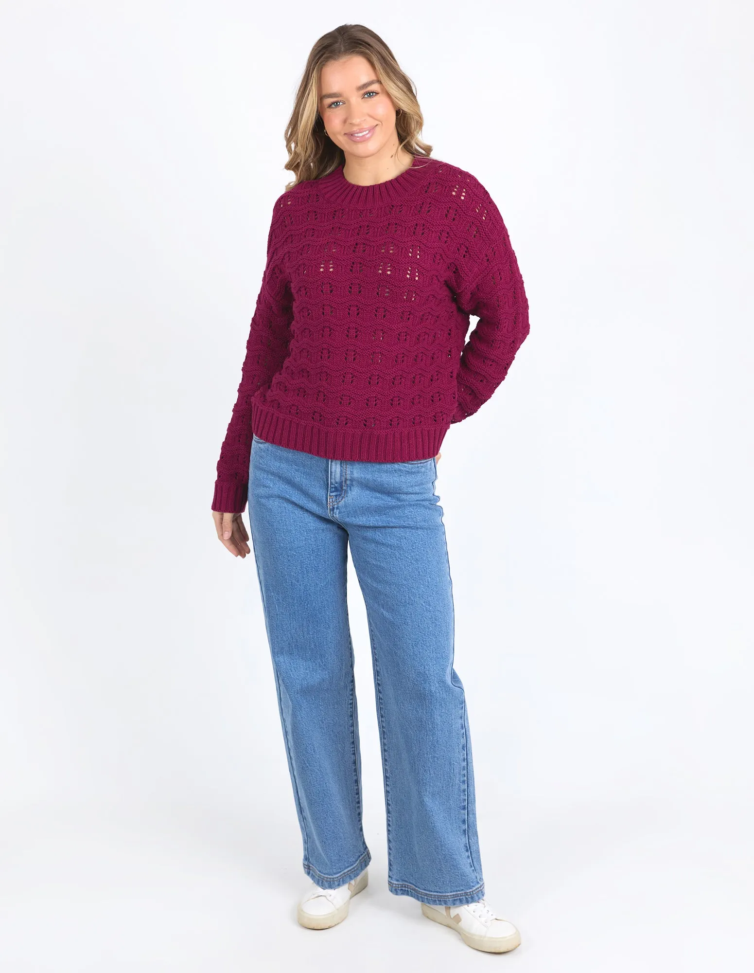 Carter Knit - Berry