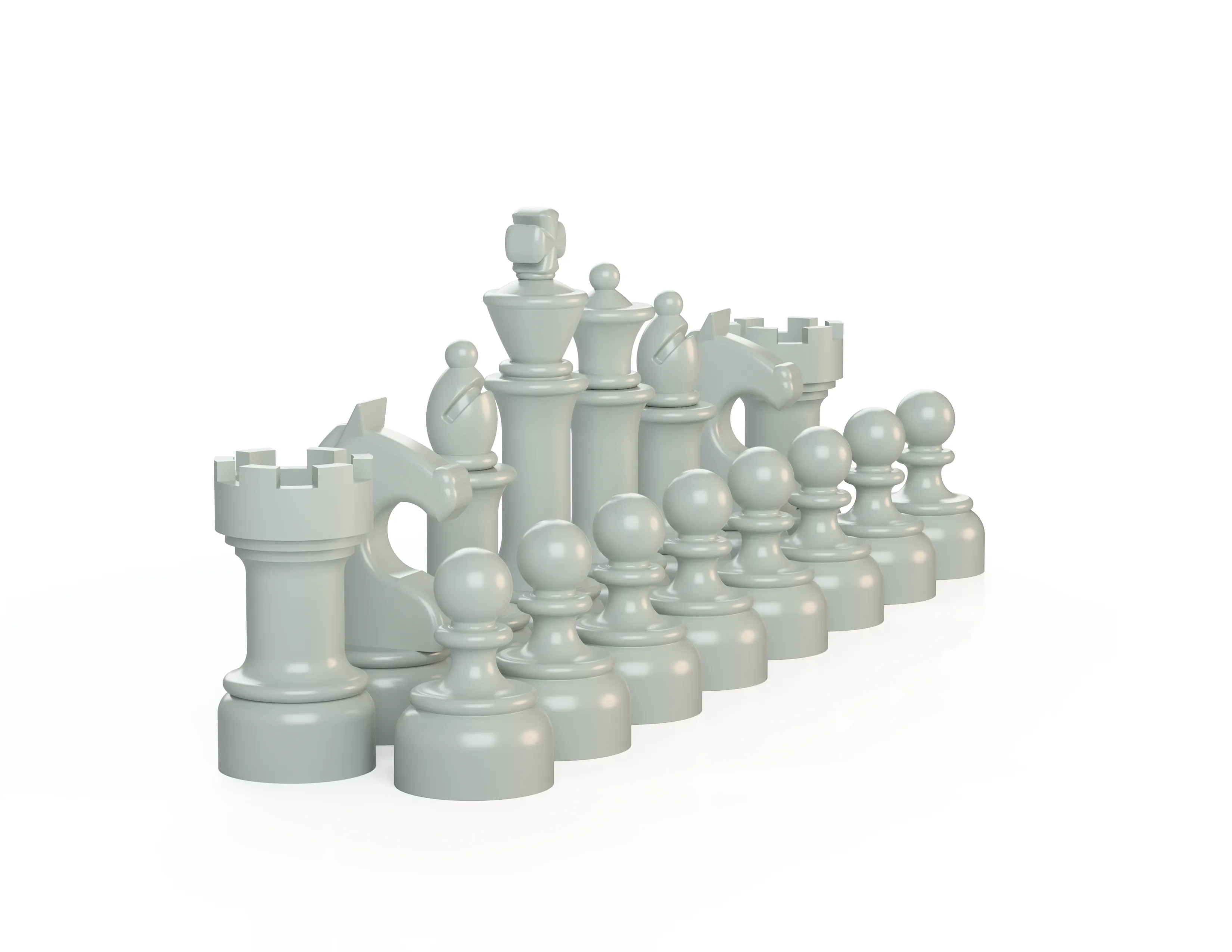 Chess Color Set - Light Bluish Gray