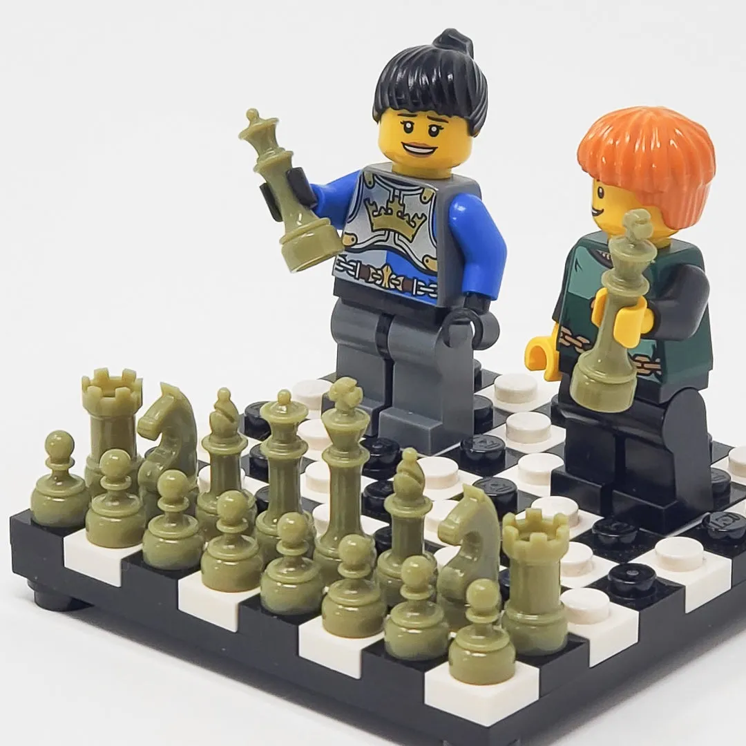 Chess Color Set - Olive Green