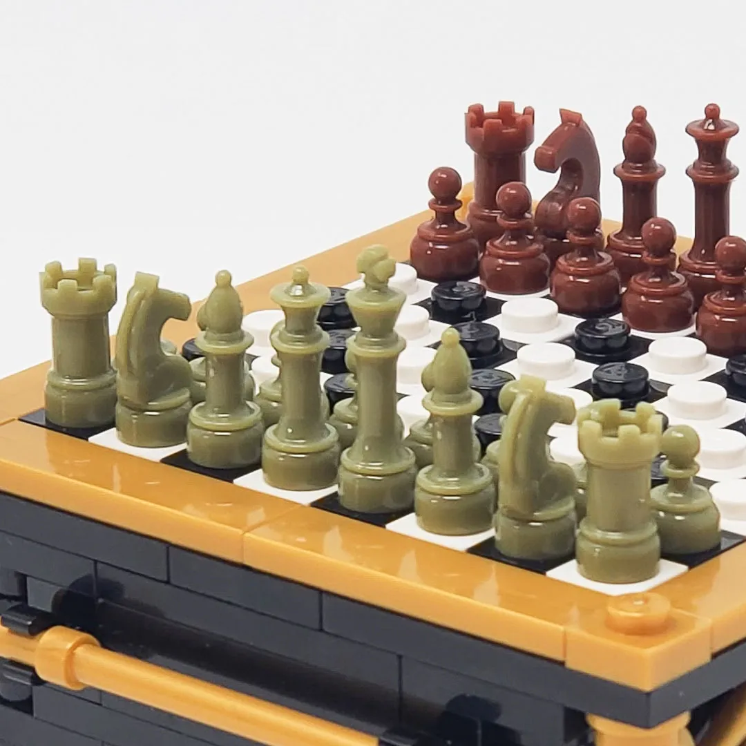 Chess Color Set - Olive Green
