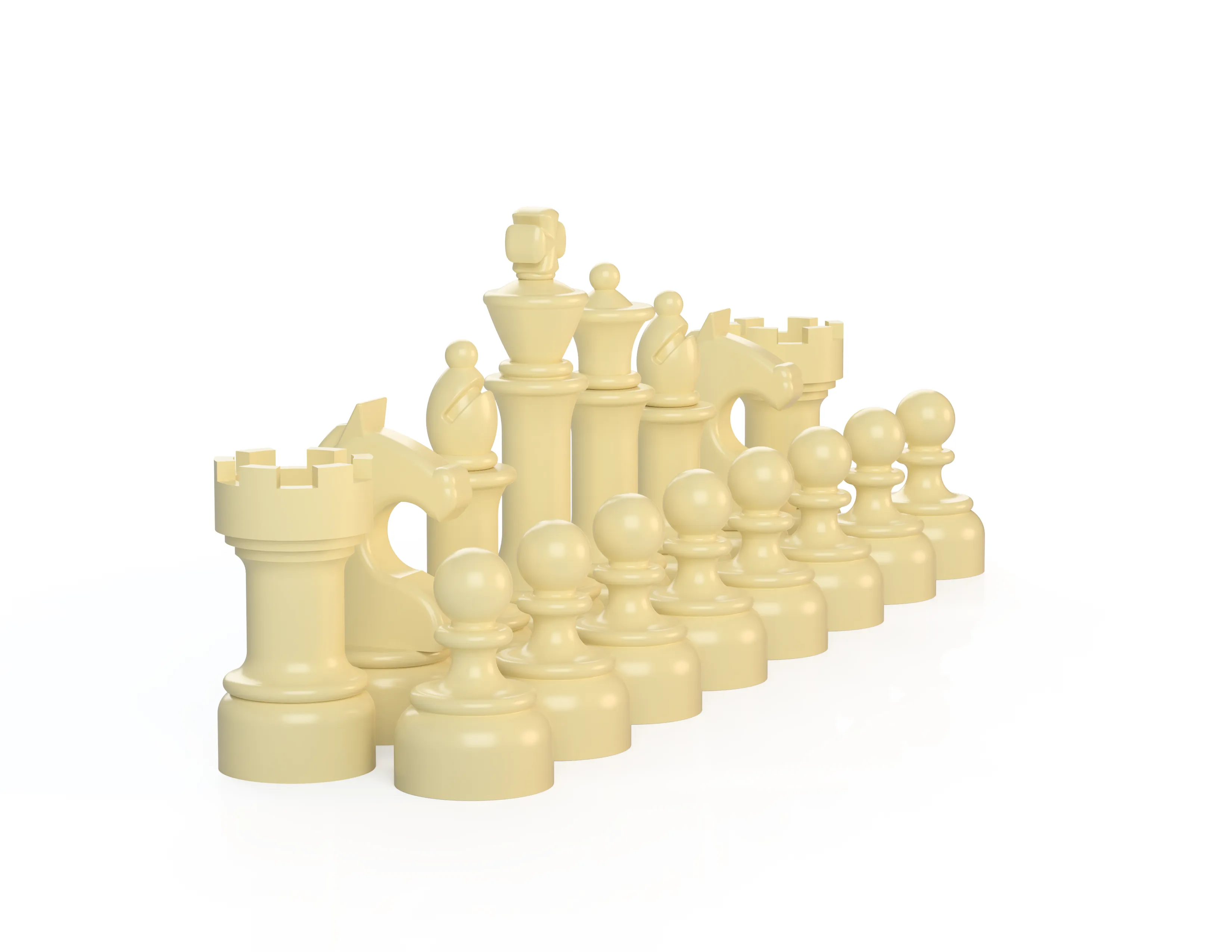 Chess Color Set - Tan