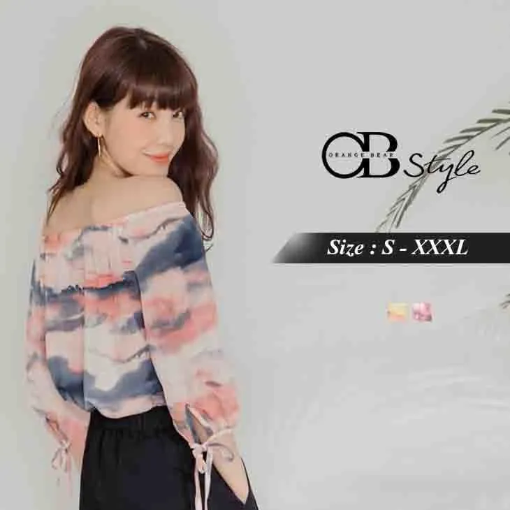 CHIFFON PRINTED TWO WEAR TOPS