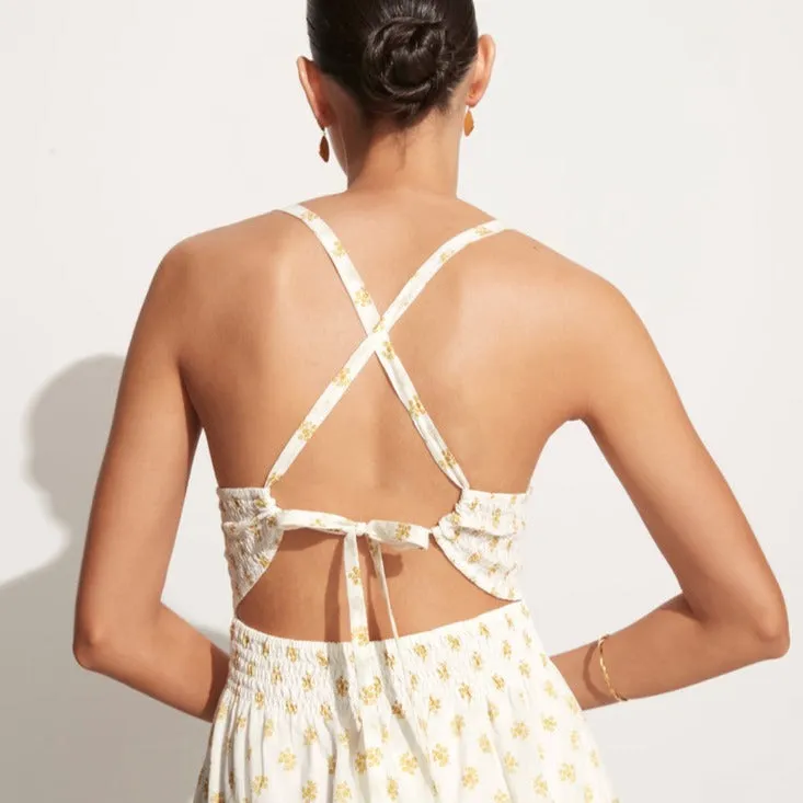 Claretta Midi Dress (Cairo Sage)