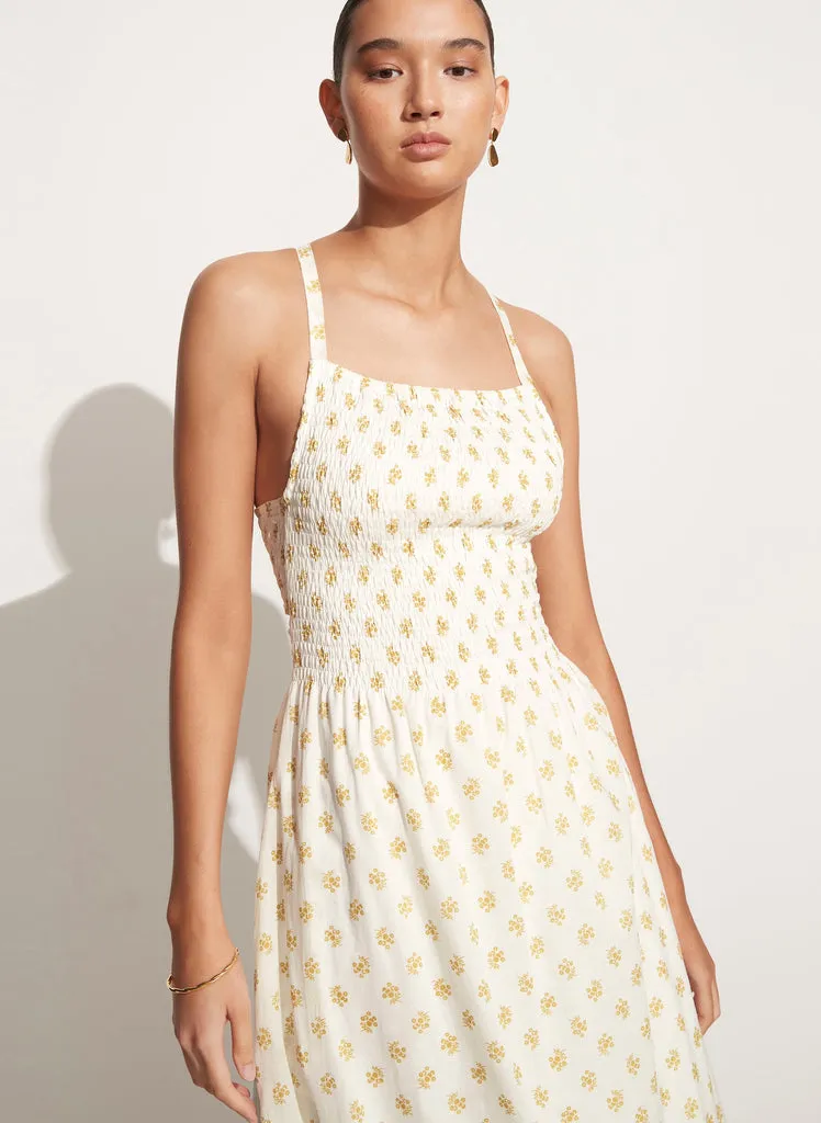 Claretta Midi Dress (Cairo Sage)