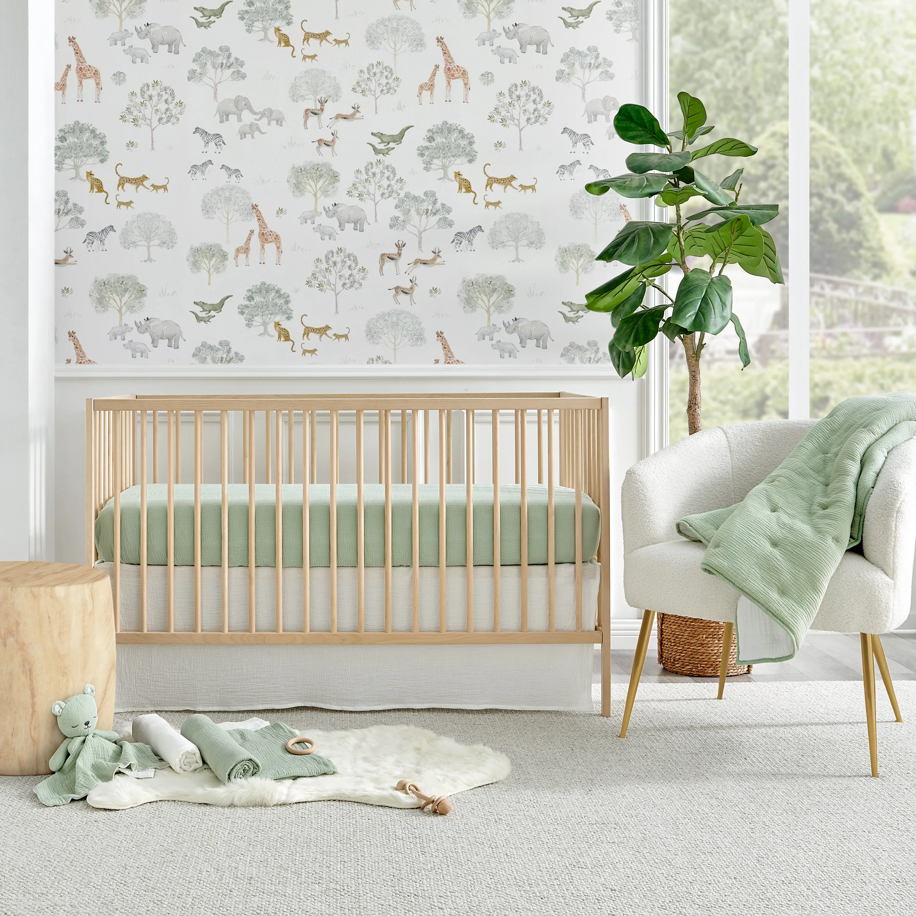Cloud Muslin 5pc Bedding Set