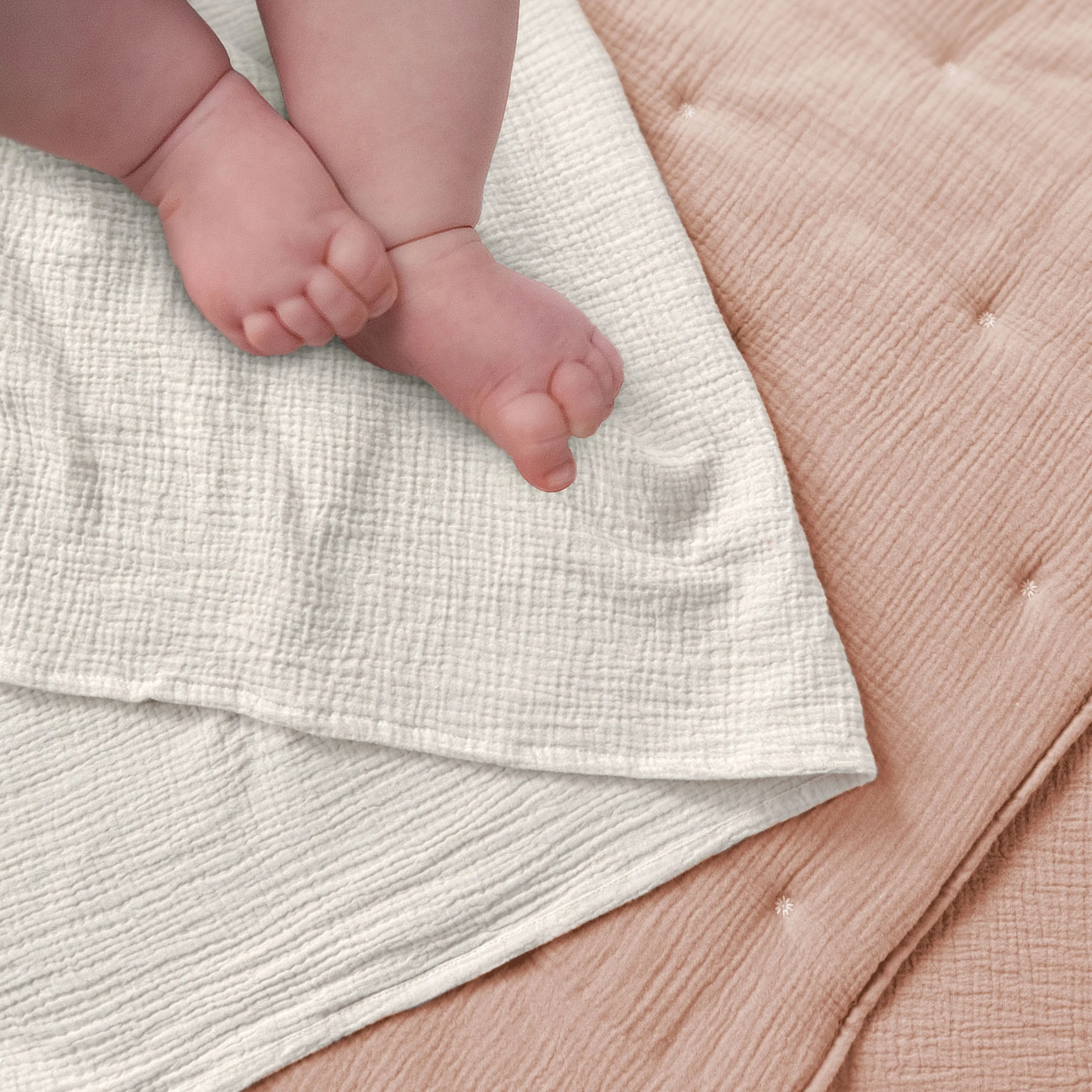 Cloud Muslin 5pc Bedding Set