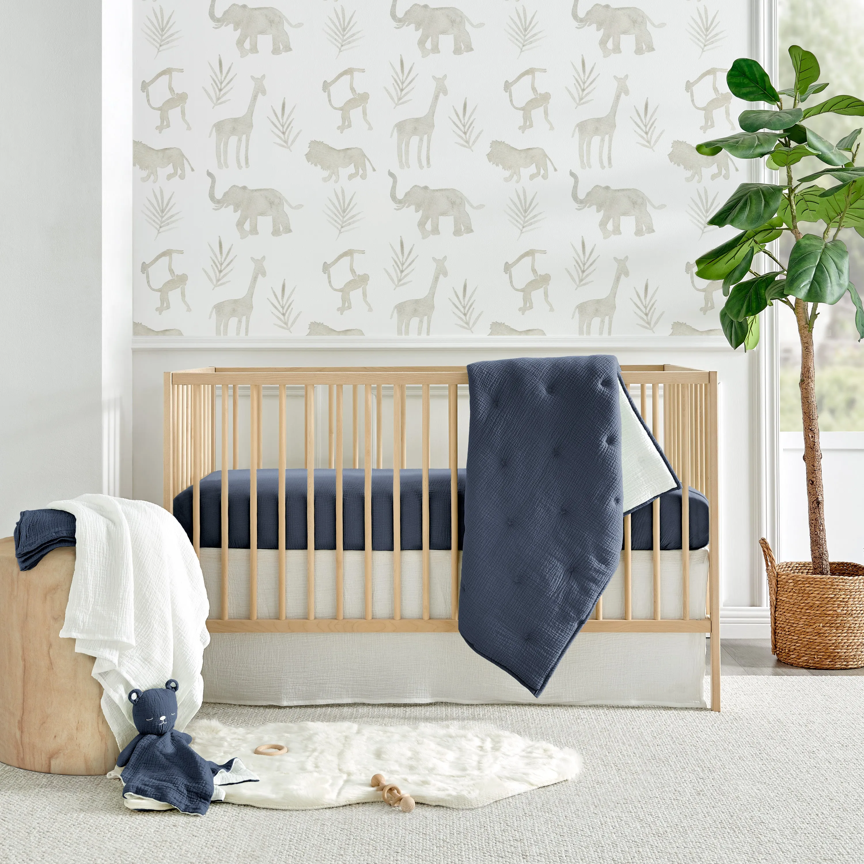 Cloud Muslin 5pc Bedding Set