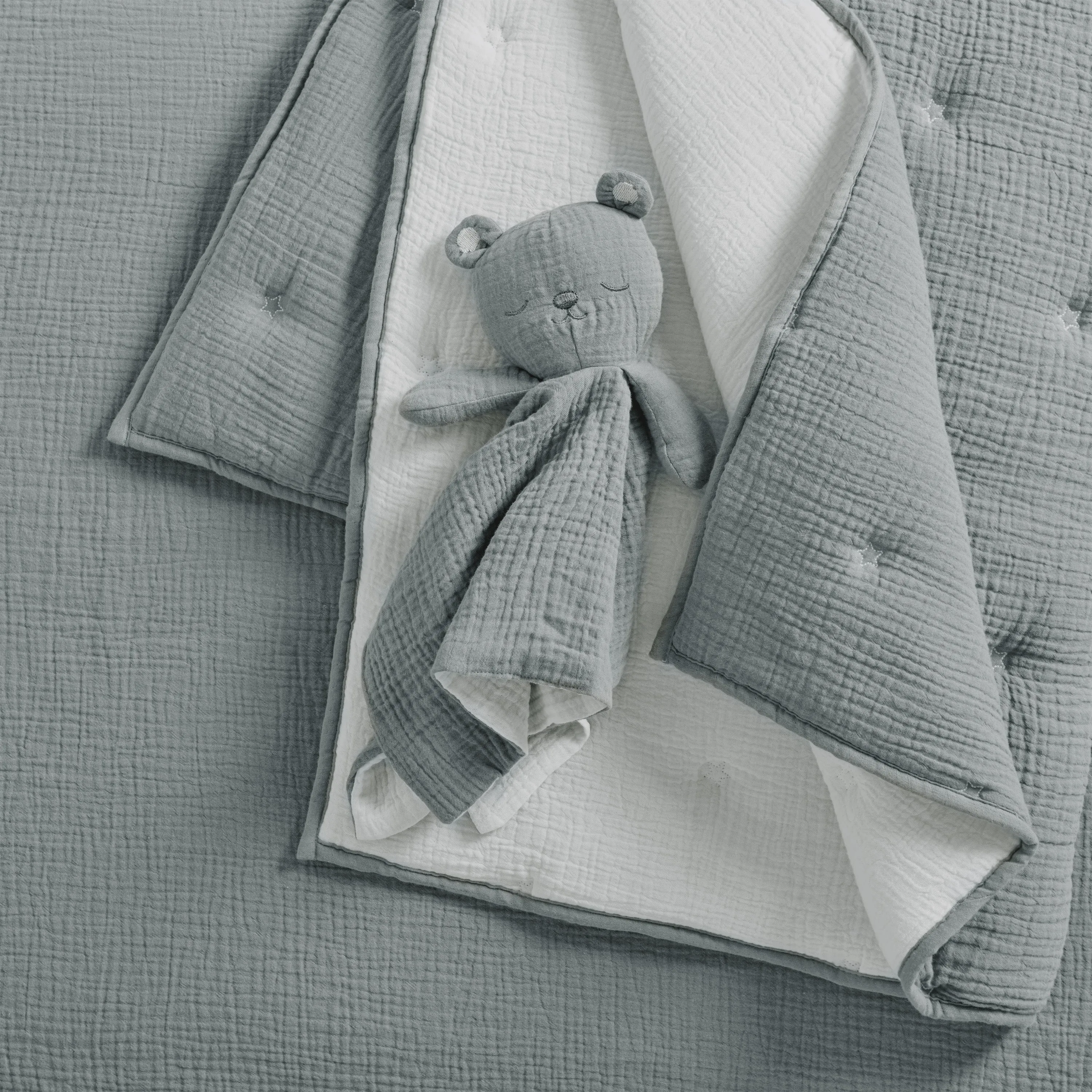 Cloud Muslin 5pc Bedding Set