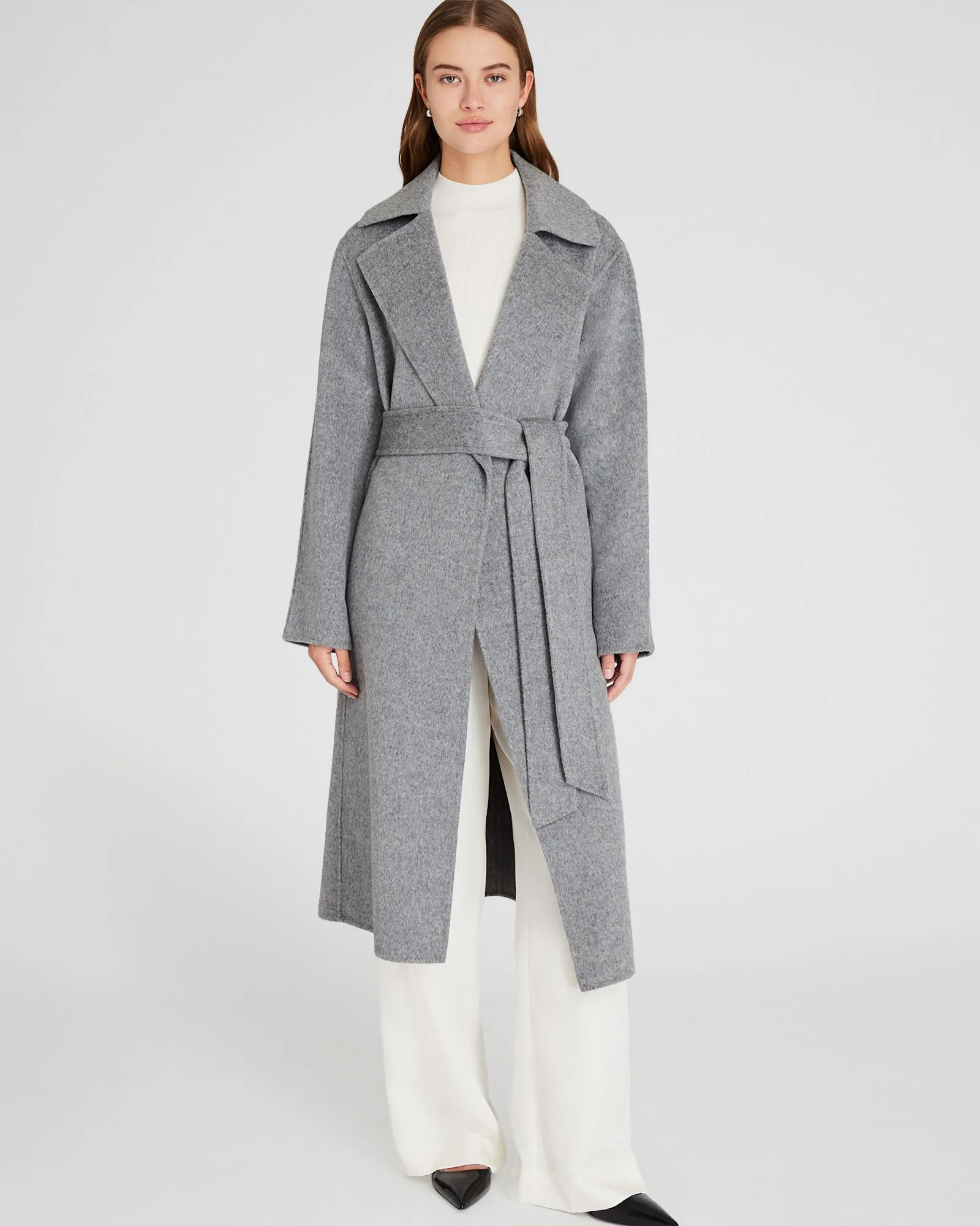 Double-Faced Wrap Coat