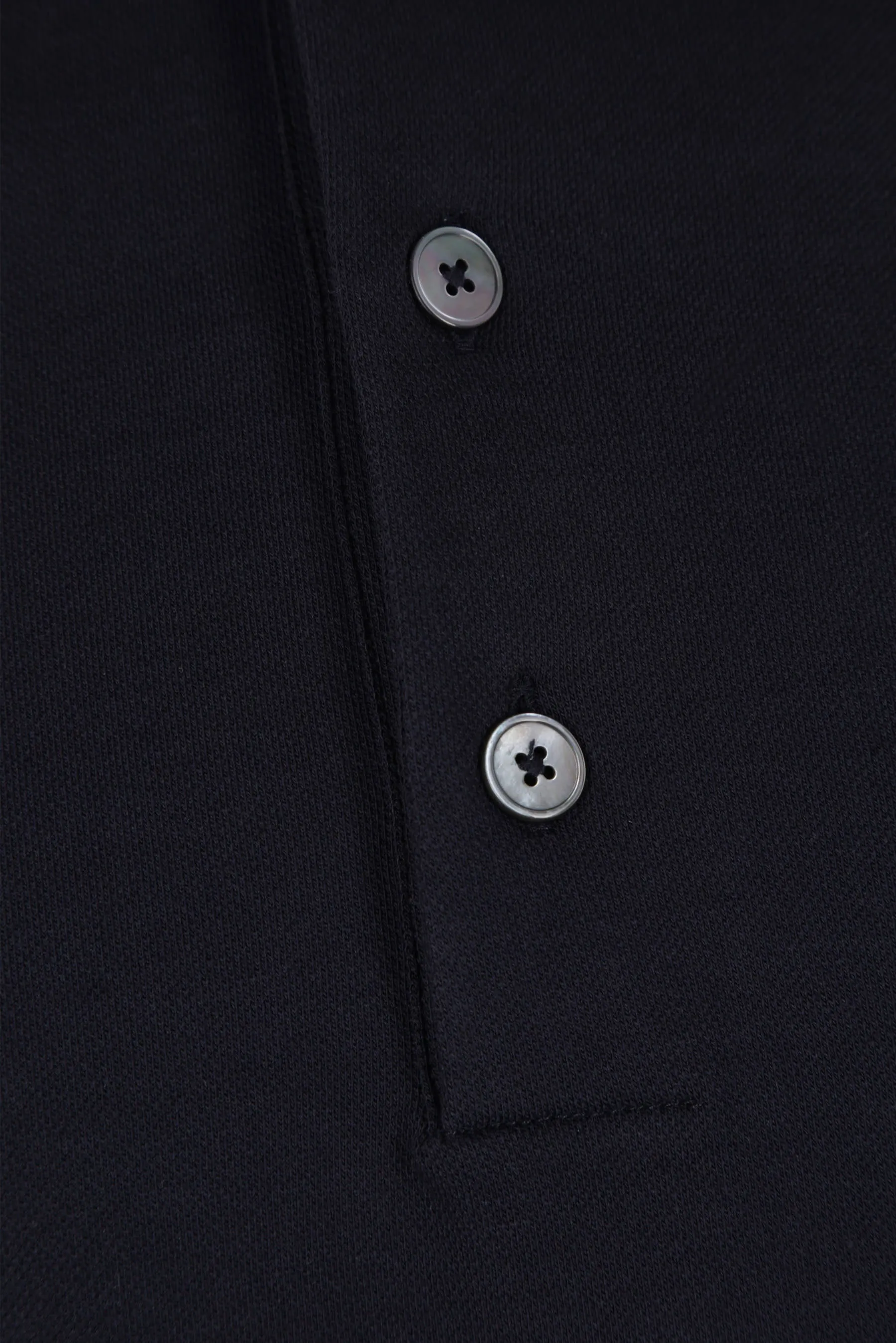 Embroidered Piquet Cotton Polo Shirt