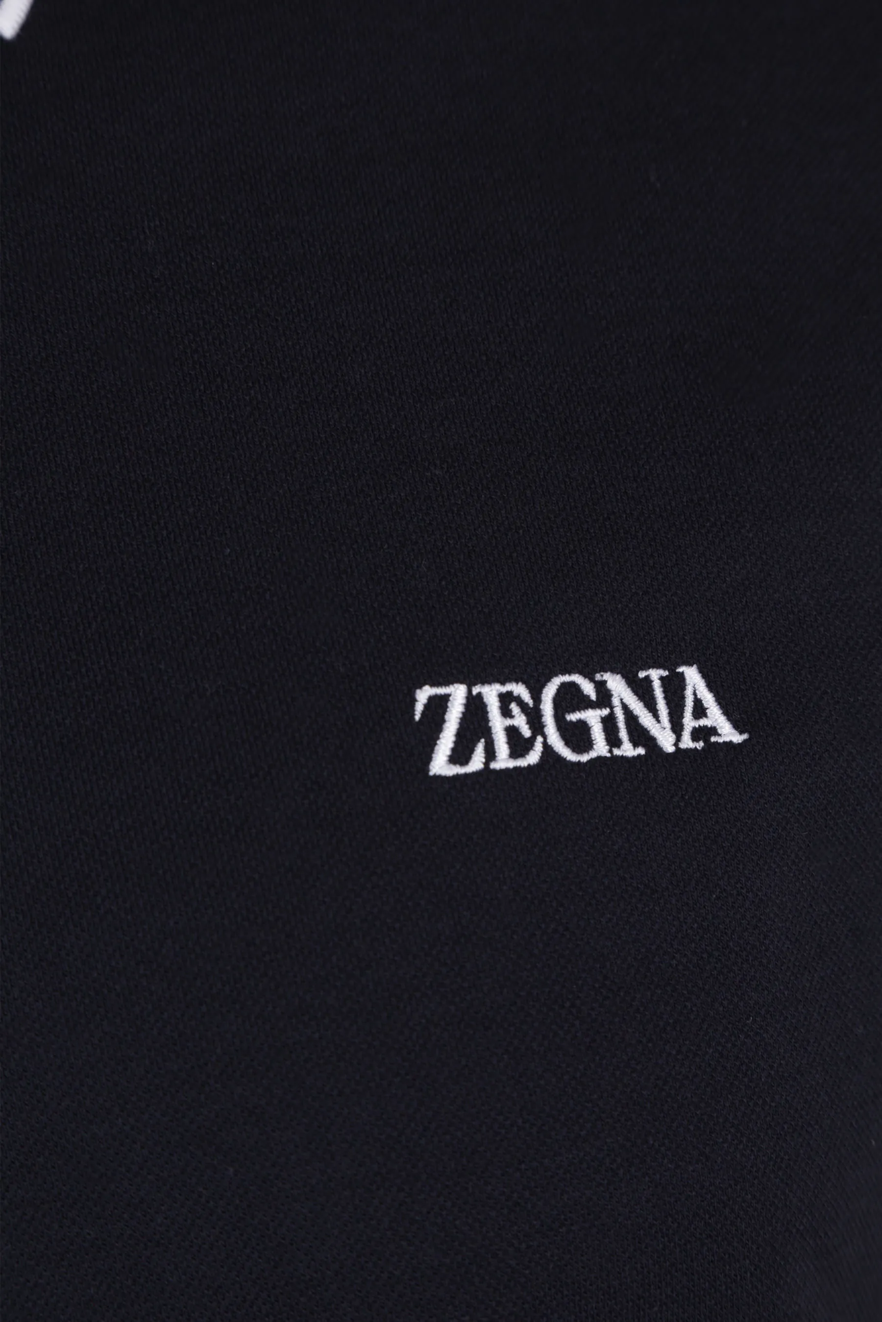 Embroidered Piquet Cotton Polo Shirt