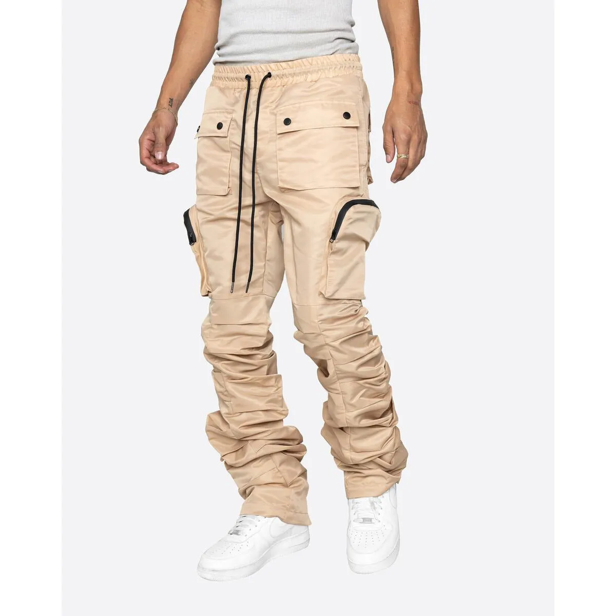 EPTM Stacked Flare 3.0 Track Pants - Khaki (EP10869)