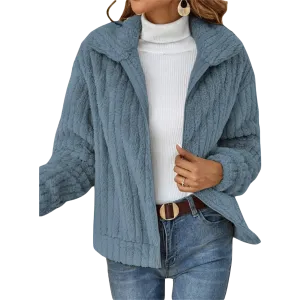 Fleece Sherpa Jacket by Catherine