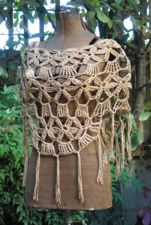 Floral Mini Poncho