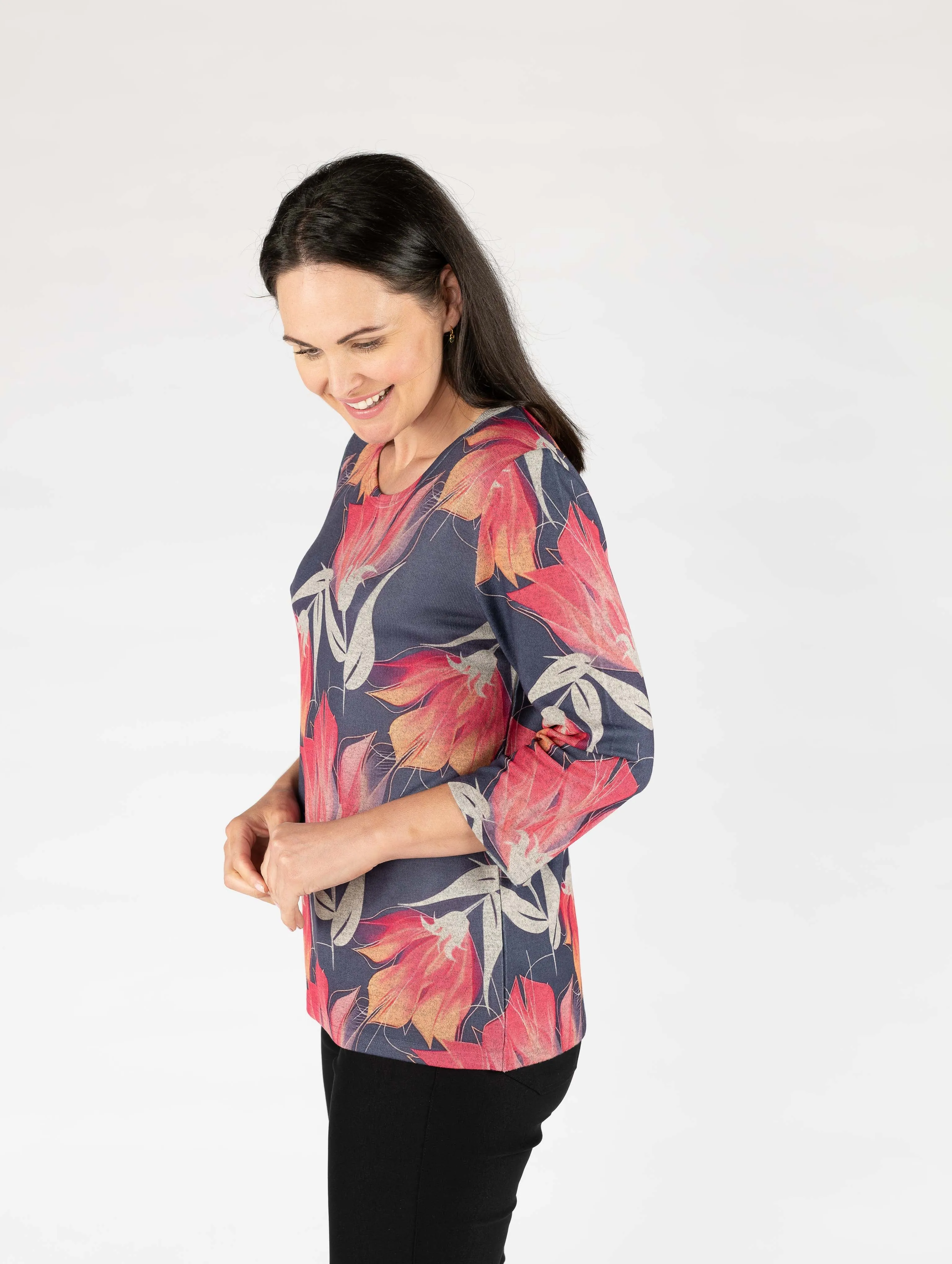 Flower Print Top